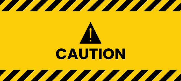 黑色和黄色条纹警告线长方形背景，黄色和黑色条纹对角线图片下载