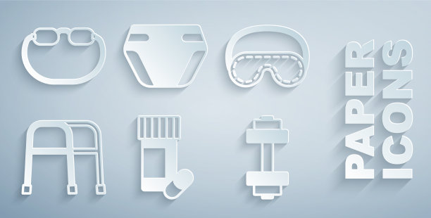 设置药瓶和安眠药眼睛睡眠面膜图片下载