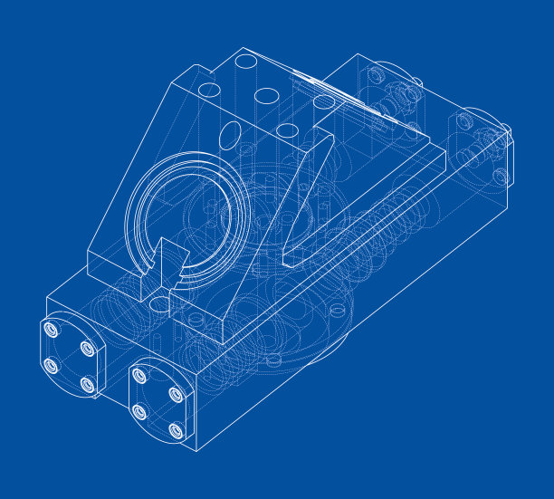 抽象工业对象概念图片下载