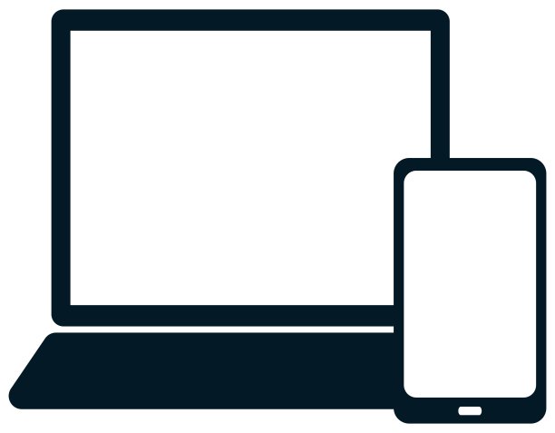 智能手机、平板电脑和电脑的框架/插图材料(矢量插图)图片下载