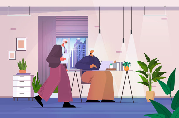 资深商务人士夫妇使用数码设备图片下载