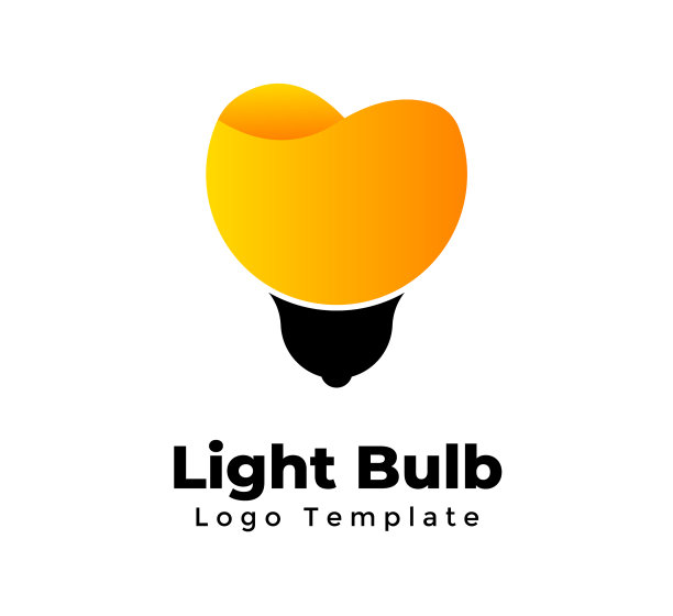 灯泡logo模板创意图片下载