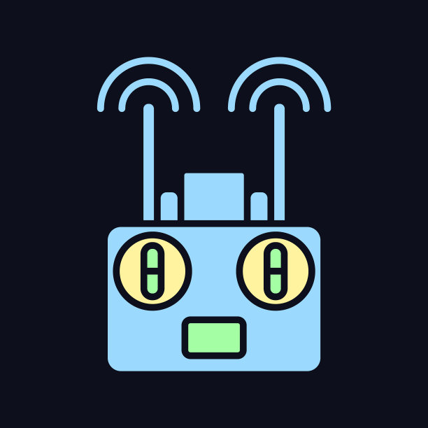 遥控器RGB彩色手动标签图标图片下载