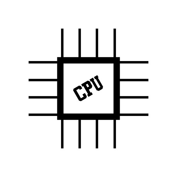 CPU处理器图标模板图片下载