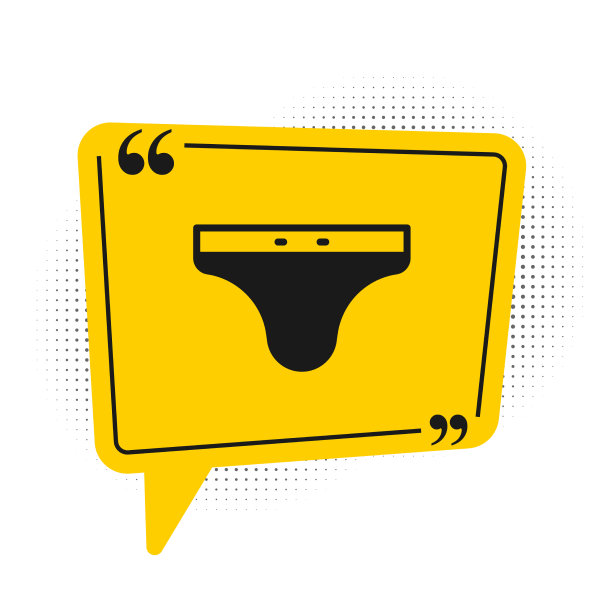 黑色游泳裤图标孤立在白色图片下载