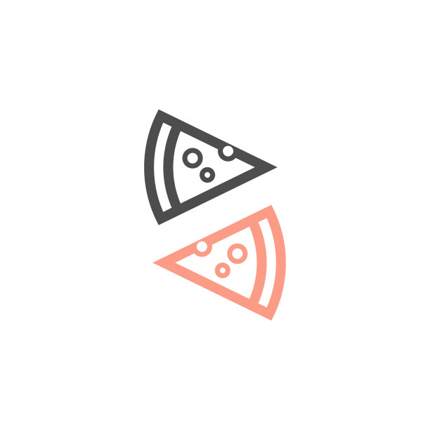 比萨图标标志设计模板图片下载