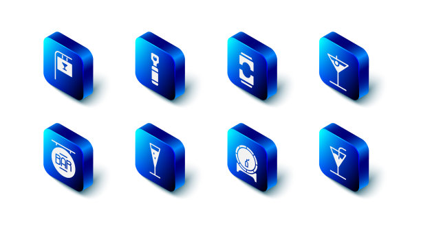 设置开瓶器啤酒罐马提尼杯图片下载