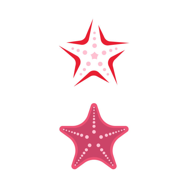 海星鱼图标模板图片下载