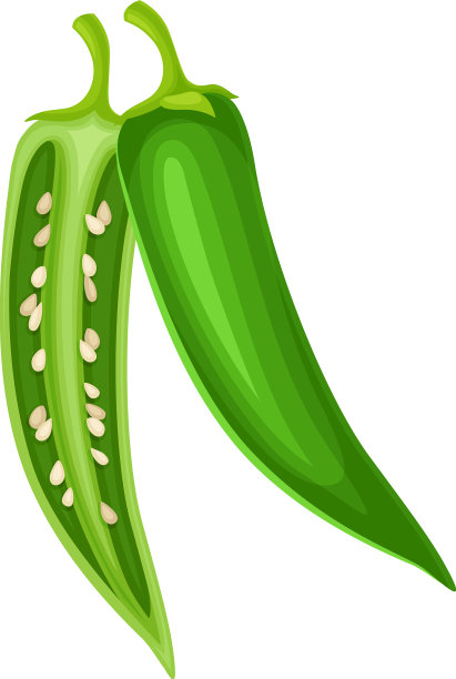 麻辣青椒椒菜配料图片下载