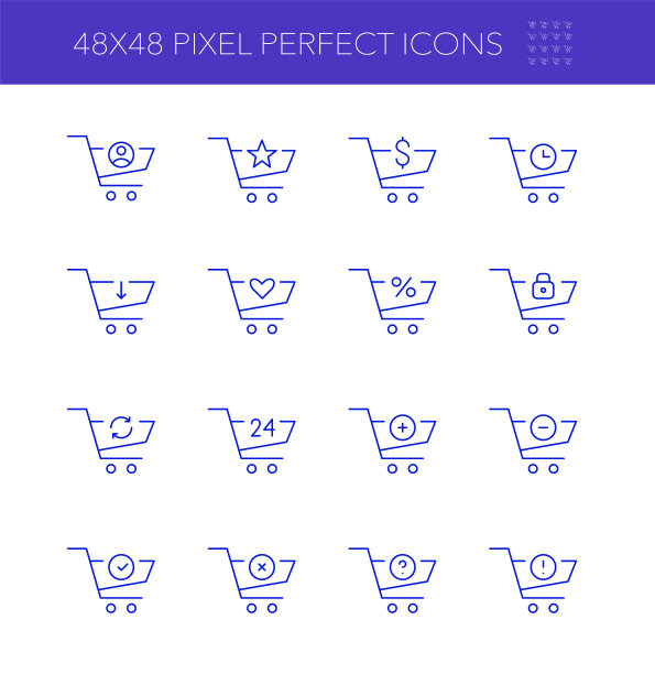 购物车图标与操作删除添加图片下载