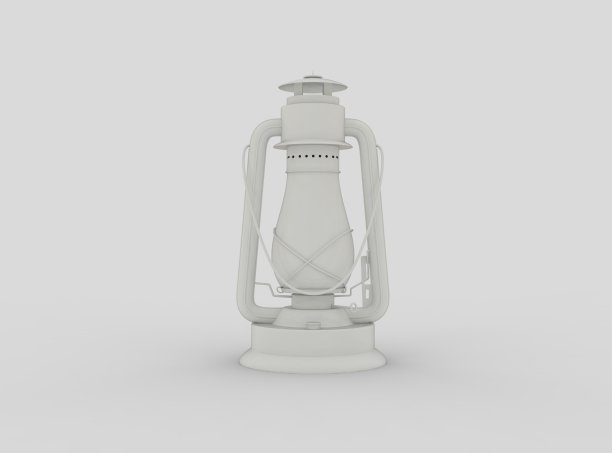 旧煤气灯3d图像图片下载