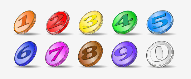 一套3d多色硬币十枚奖牌硬币12枚图片下载