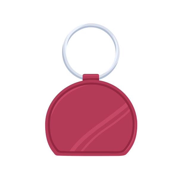 女性时尚手包与金属环顶把手图片下载