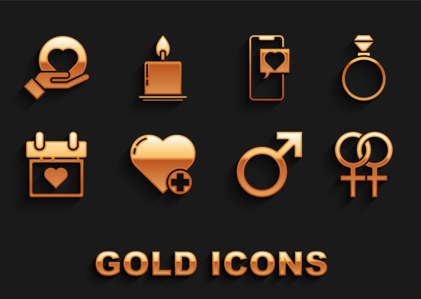 心形婚戒是女性性别的象征图片下载