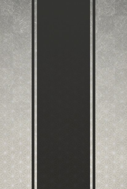 插图背景的传统日本图案在银色和黑色，由线分隔图片下载