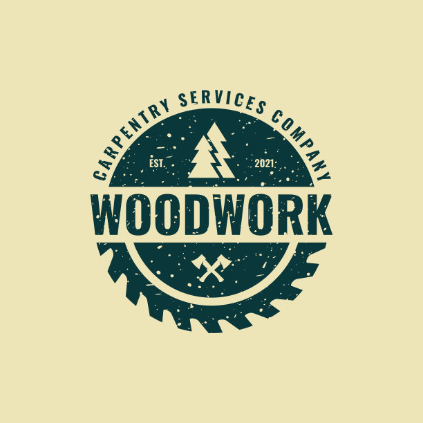 木工的标志图片下载