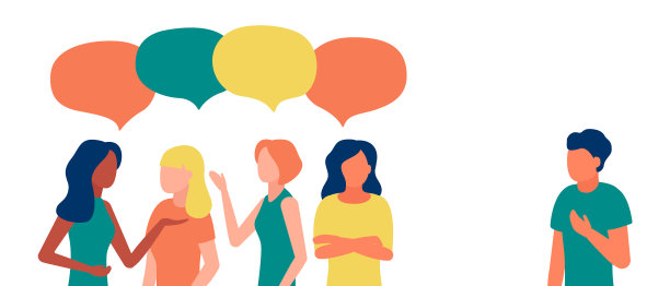 群人女人沟通忽略图片下载