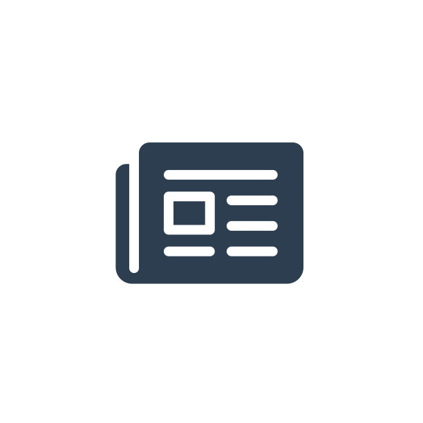 报纸、日报、新闻内容、文章立体扁平图标。矢量图图片下载