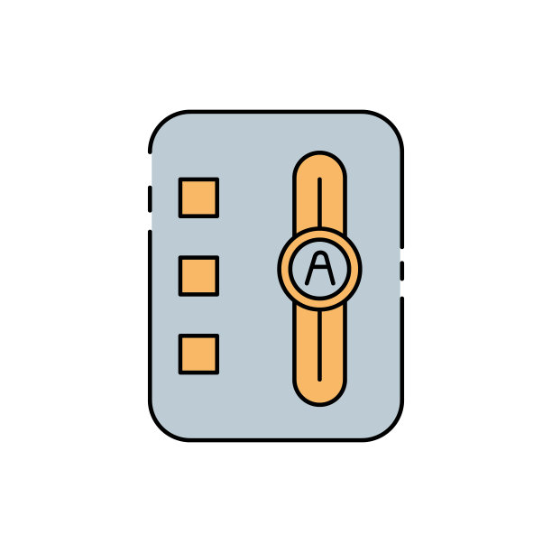 变速箱，换挡，自动线图标彩色。元素的汽车修理插图图标。标志，符号可以用于网页，logo，移动应用程序，UI, UX图片下载