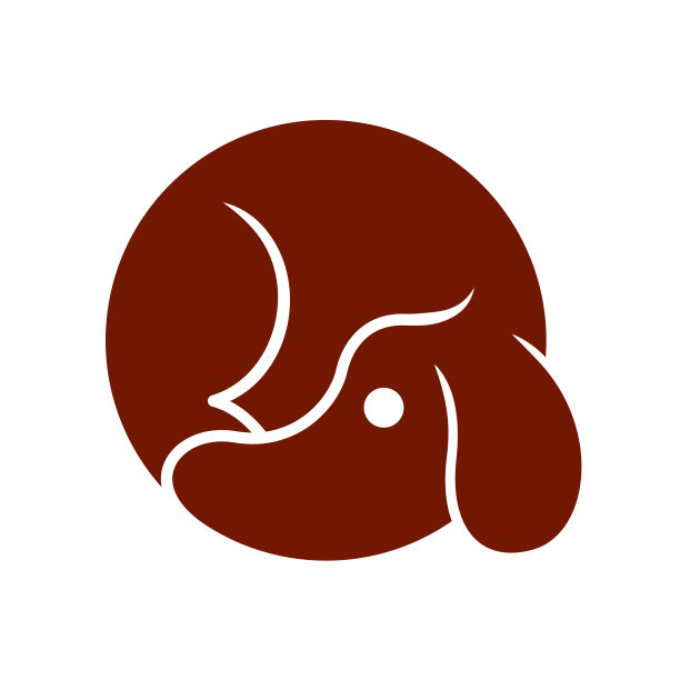 狗宠物圈标志图标设计图片下载