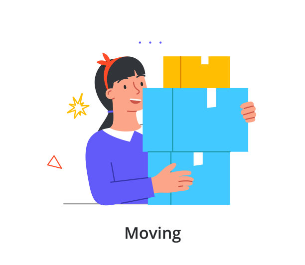 微笑的女性正在离开她的家图片下载