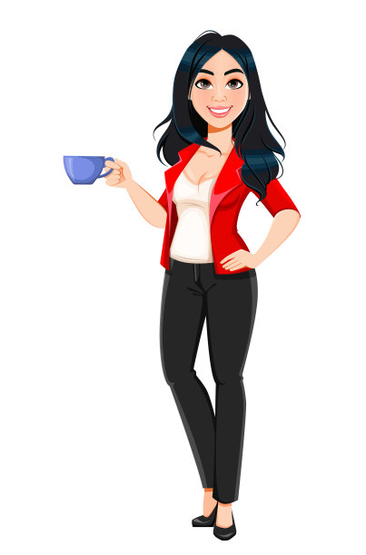 商人，经理，银行家，成功的女孩图片下载