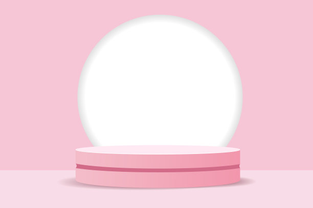 背景化妆品产品介绍3d图片下载