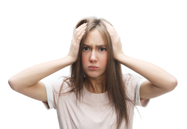 年轻女子头痛图片下载