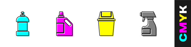 设置清洗剂瓶，垃圾桶和图片下载