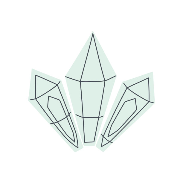 卡通魔术晶体孤立在白色图片下载