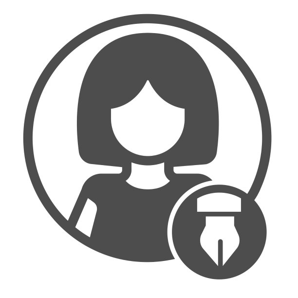 女笔圈作家记者的化身图片下载