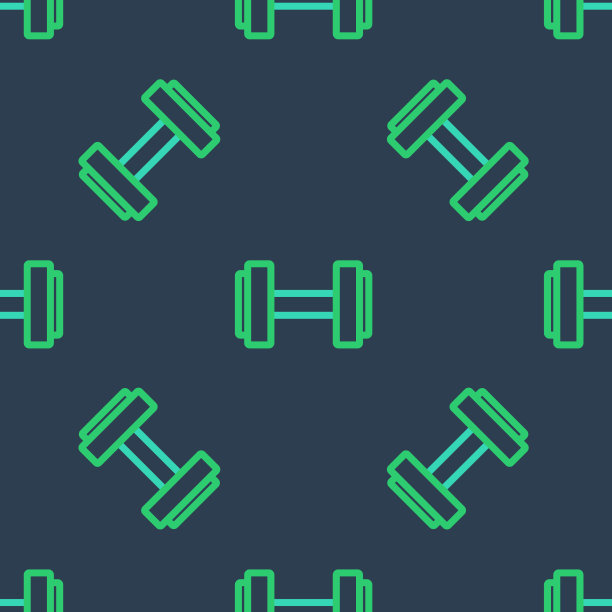 行哑铃图标隔离无缝模式上图片下载