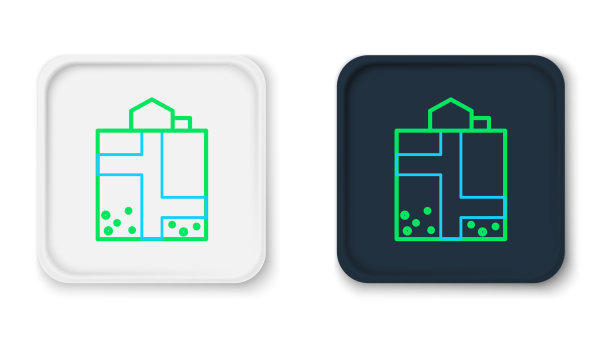 线矿入口图标隔离在白色图片下载