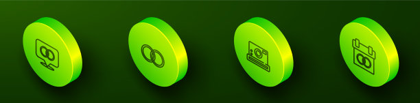 设置等距线婚戒照相相机图片下载