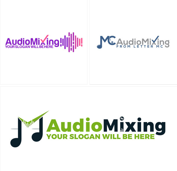 艺术娱乐与音乐标志设计图片下载