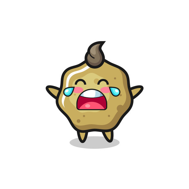 哭闹大便的可爱宝宝图片下载