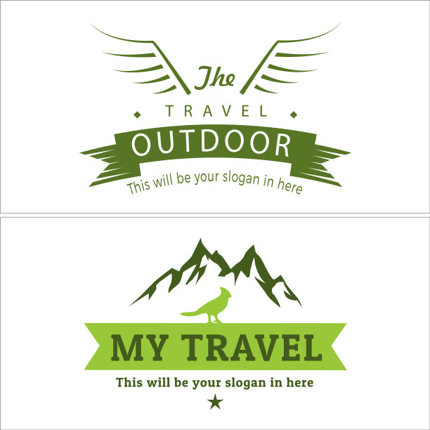 旅游户外休闲标志设计图片下载