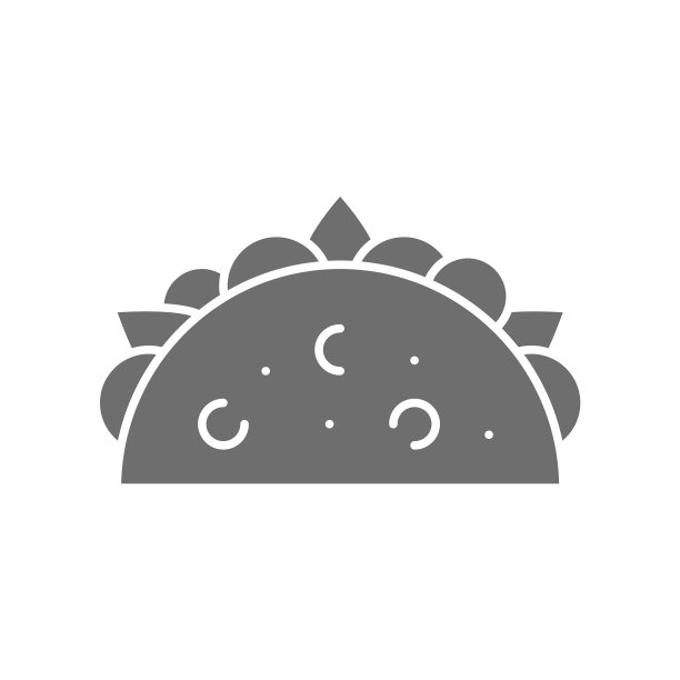 墨西哥菜，传统快餐灰色图片下载