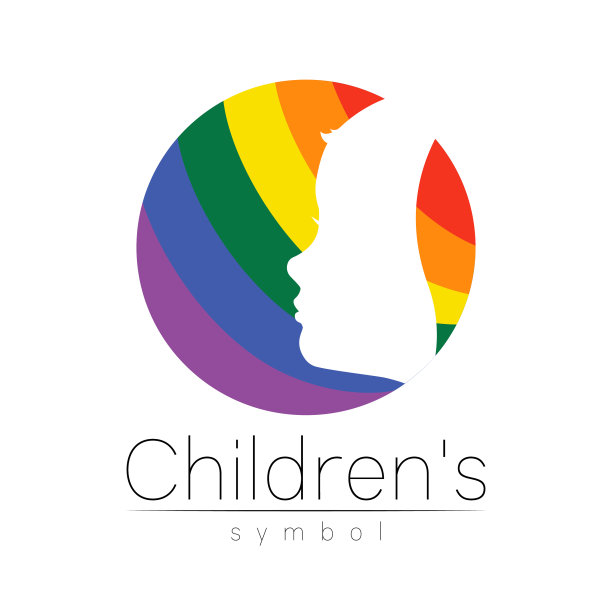 儿童标志、关爱标志或符号图片下载