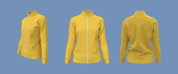 女式运动夹克模型图片下载