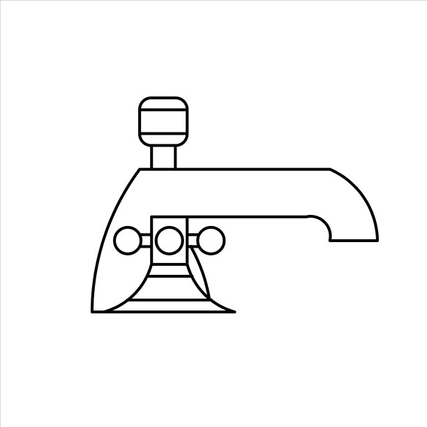 特殊水龙头草图设计图片下载
