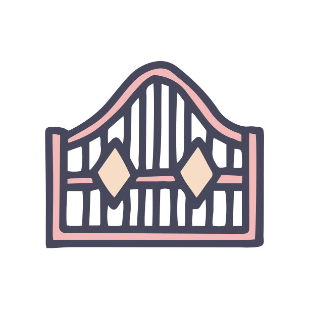 锻造栅栏颜色涂鸦简单的图标图片下载