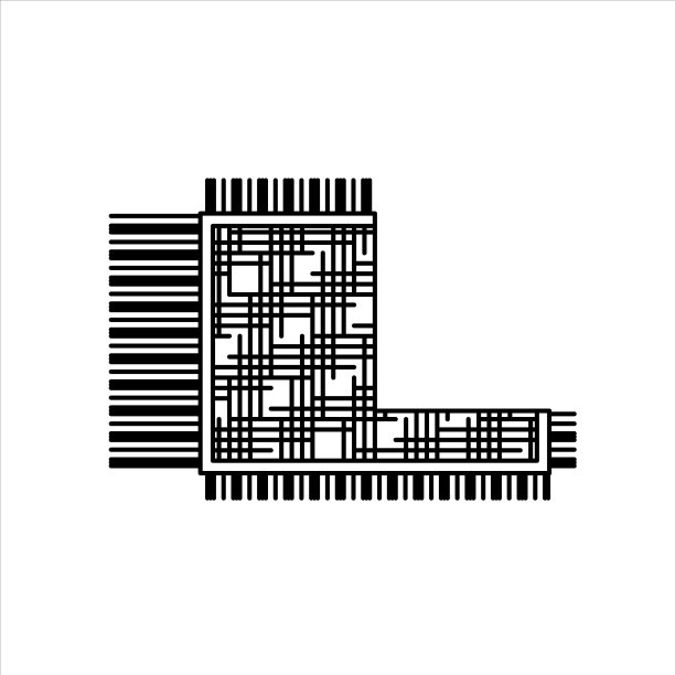 藤条地毯设计图图片下载