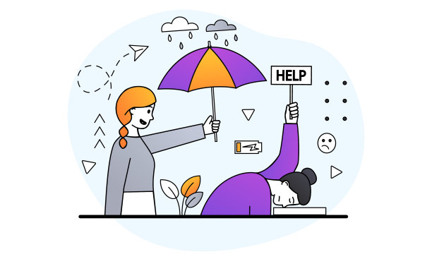 帮助对抗压力概念图片下载