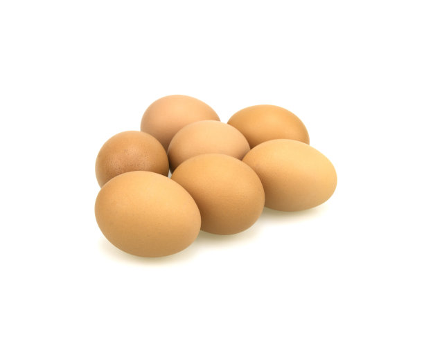 孤立的鸡蛋在白色的背景图片下载