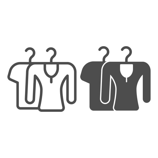 衬衫和t恤挂在纺织织物线和图片下载