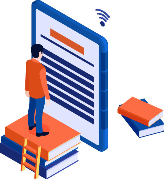 在线图书馆的概念图片下载