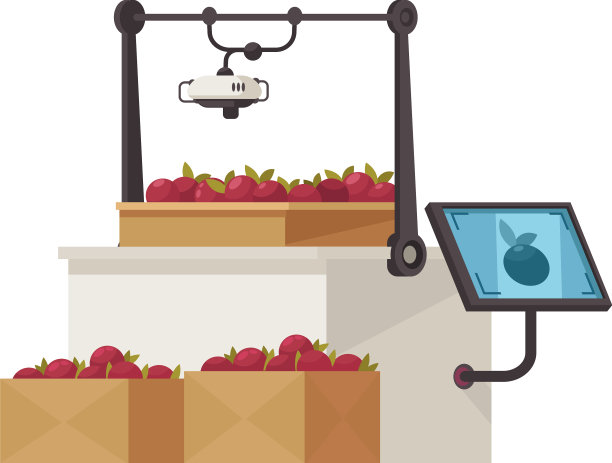 平面智能农场图标图片下载