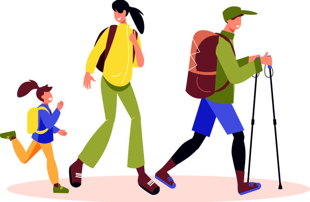 家庭旅行步行作文图片下载