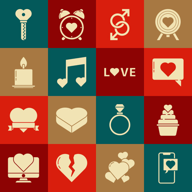 设置智能手机与心，语音泡泡像和图片下载